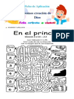 4° Ficha Día 2 Com Somos Creación de Dios