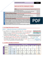 De L'Atome Aux Entites Chimiques Stables: Chapitre 7