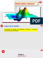 Transformaciones Lineales: Sesión 6.1