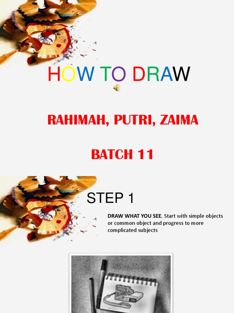 Drawing Basics: Step-by-Step Guide | PDF