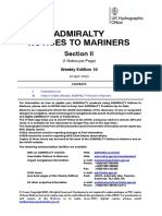 Admiralty Notices To Mariners: Section II
