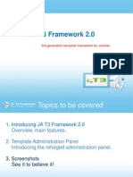 JA Framework 2.0: 3rd Generation Template Framework For Joomla!