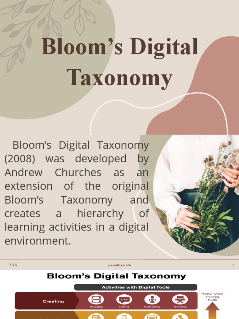 Bloom's Digital Taxonomy Overview | PDF | Art