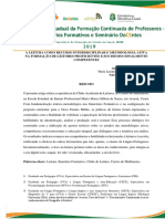 56 A Leitura Como Recurso Interdisciplinar e Metodologia Ativa Na Formação de Leitores Proficientes e Socioemocionalmente Competentes