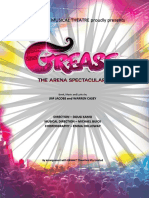 Grease The Arena Spectacular Info Pack