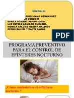 Actividades Preventivas para El Control de Esfínteres Nocturno. GRUPO 2