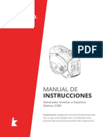 Manual De: Instrucciones