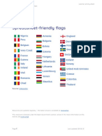 Activity 2 - Spreadsheet-Friendly Flags