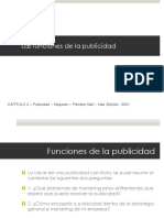 Funciones de La Publicidad