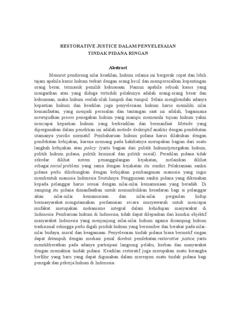 Restorative Justice PDF