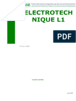 Electrotech Nique L1: Février 2009