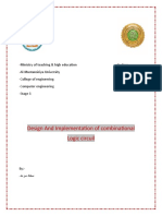 Design and Implementation of Combinational Logic Circuil