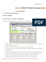 Primavera P6 Professional Fundamentals 1-3: Overview and Navigation Practice Activities