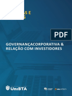 Finanças E Banking: Governançacorporativa & Relação Com Investidores