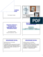 Slides de Direito Previdenciário para Receita Federal: Seguridade Social