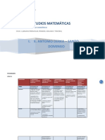 Plan de Estudios Matemáticas: I. E. Antonio Derka - Santo Domingo