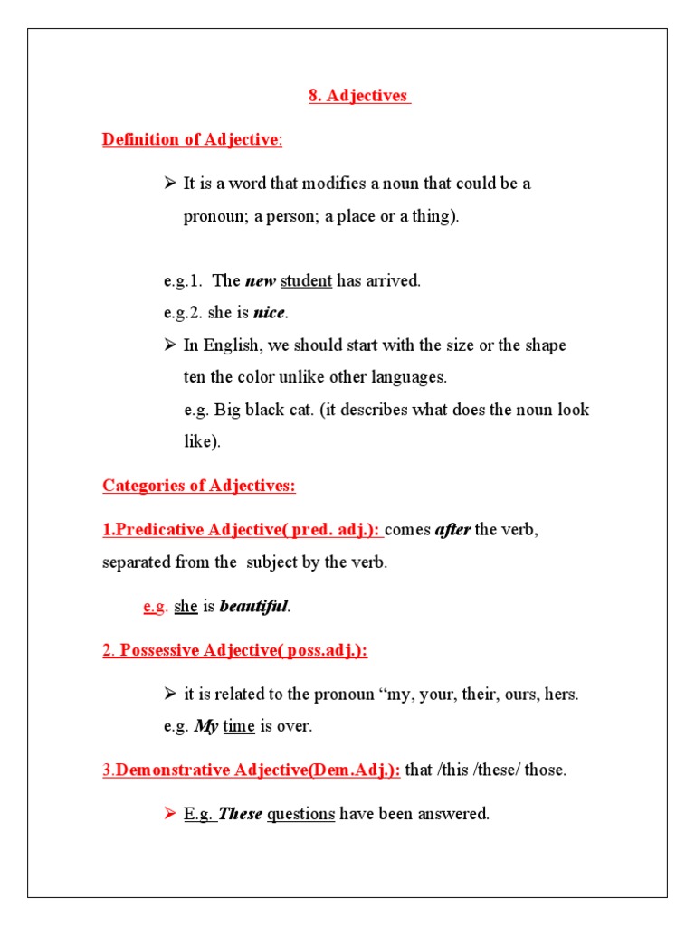 Superlative Compound Adjectives Explained | PDF | Adjective | Languages