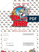 Planner Tom y Jerry