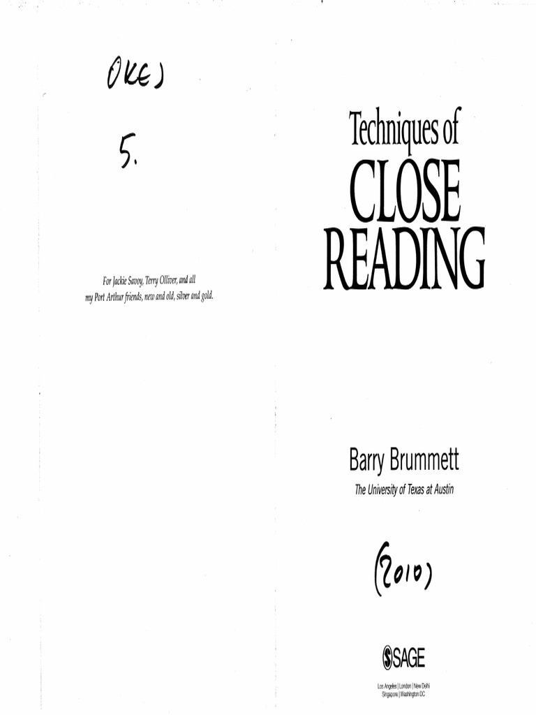 Brummett techniques of close reading pp 1 45 pdf