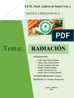 Radiación: Cartilla Pedagógica