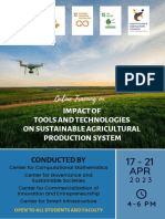 Impact of Tools and Technologies On Sustainable Agricultural Production System