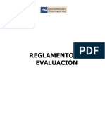 Reglamento de Evaluación