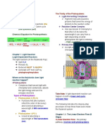 General Biology I (Photosynthesis Reviewer)