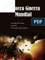 Primera Guerra Mundial causas y consecuencias