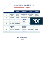 1° C Horario