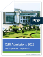 XLRI Admissions 2022- GDPI Compendium