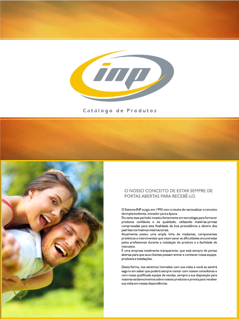 Catálogo de Implantes INP | PDF | Negócios | Tecnologia e Engenharia
