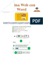 Pagina Web Con Word - 5to 2023