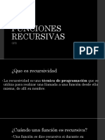 Funciones Recursivas