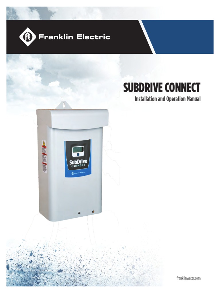 Subdrive Connect Installation and Operation Manual PDF Electrical
