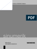 Description of Functions 08/2002 Edition: Manualturn Sinumerik 840D/810D