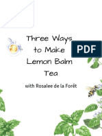 YT Lemon Balm Tea Cards