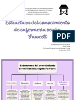 Esctructura Del Conocimiento de Enfermería Según Fawcett