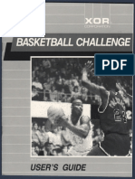 Basketball Challenge Instruction Manual