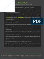 Requisitos: Pago Banco de La Nación, (Se Paga Sólo Por Ventanilla) #00-383-000823