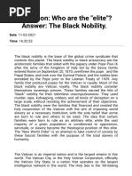 Question: Who Are The "Elite"? Answer: The Black Nobility.: Date 11-02-2021