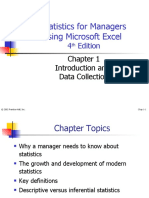 Statistics For Managers Using Microsoft Excel: 4 Edition