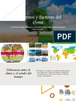 Elementos y Factores Del Clima: Ana Paola Orduño Bojórquez, Isabella García Romero, María Fernanda Guevara Tapia