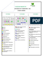 Calendário do 4o bimestre E.Médio