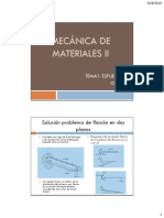 Mecánica de Materiales Ii: Solución Problema de Flexión en Dos Planos