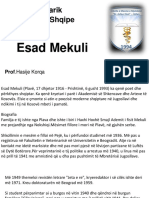 Punim Seminarik Lënda:Gjuhë Shqipe: Esad Mekuli