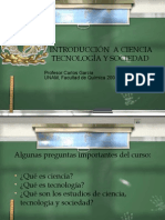 Intro A Ciencia y Sociedad, Visiones de La Ciencia