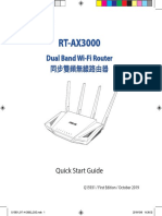 Asus RT-AX3000 Internet Router Quick Start Guide