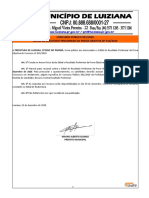 Concurso Público 001/2020 Edital de Resultado Preliminar Da Prova Objetiva #016/2020