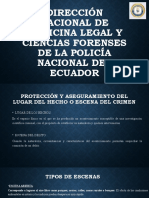 Protección y análisis de escenas del crimen