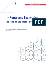 Panorama Econômico de São João da Boa Vista - SP